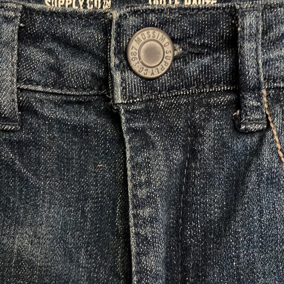 MOSSIMO | Distressed Denim Lace Shorts - sz 1 - Picture 4 of 11